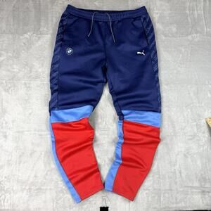 Puma BMW Motorsport Track Pants Men Size XL SDS Racing Car Color-block Casual